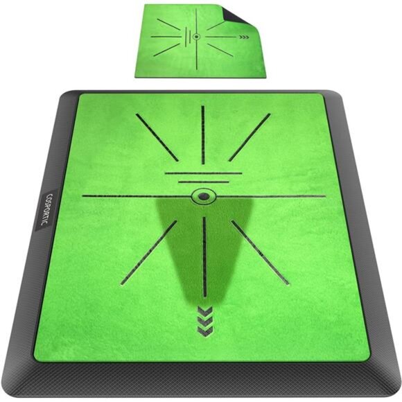 Golf Hitting Mat,Golf Training Mat for Swing Path Feedback Detection Batting - Picture 1 of 16